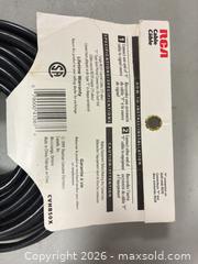 MaxSold Auction: RCA RG59 50 ft Coaxial Cable with Gold-Plated F-Type Connectors - Ottawa (Ontario, Canada) SELLER MANAGED Commercial Liquidation Online Auction - Grenfell