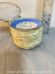 MaxSold Auction: Set of 12 Bone China Floral Saucer Plates with Gold Trim - Ottawa (Ontario, Canada) SELLER MANAGED Commercial Liquidation Online Auction - Grenfell