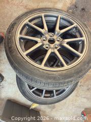 MaxSold Auction: Set of 4 18" Tesla Model 3 2017-2023 18” Aero Gunmetal Alloy Wheels(tires are done) - Ottawa (Ontario, Canada) SELLER MANAGED Commercial Liquidation Online Auction - Grenfell