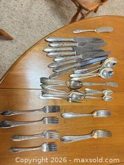 MaxSold Auction: Silver-Plate Flatware Set, Approximately 50 Pieces - Ottawa (Ontario, Canada) SELLER MANAGED Commercial Liquidation Online Auction - Grenfell