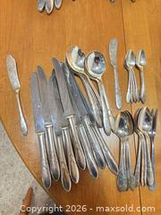 MaxSold Auction: Silver-Plate Flatware Set, Approximately 50 Pieces - Ottawa (Ontario, Canada) SELLER MANAGED Commercial Liquidation Online Auction - Grenfell