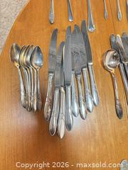 MaxSold Auction: Silver-Plated Floral/Leaf Motif Flatware - Partial Service - Ottawa (Ontario, Canada) SELLER MANAGED Commercial Liquidation Online Auction - Grenfell