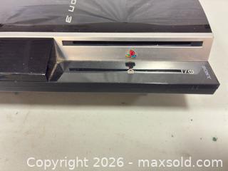 MaxSold Auction: Sony PlayStation 3 (PS3) Original 'Fat' Model, Black - Ottawa (Ontario, Canada) SELLER MANAGED Commercial Liquidation Online Auction - Grenfell