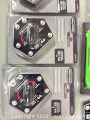 MaxSold Auction: Welding Magnets & Magnetic Clamps Tool Set with Base and Goggles - Ottawa (Ontario, Canada) SELLER MANAGED Commercial Liquidation Online Auction - Grenfell