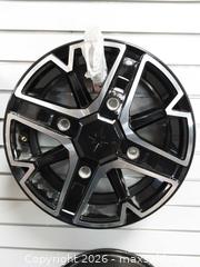 MaxSold Auction: 14" Black Machined-Face 4-Lug Aluminum Alloy Wheels - Set of 4 - Augusta (Ontario, Canada) SELLER MANAGED Commercial Liquidation Online Auction - Edward Street