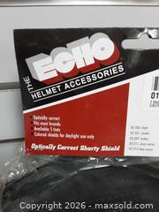 MaxSold Auction: Echo Smoke Helmet Shield / Visor, Universal 3-Snap Fit - Augusta (Ontario, Canada) SELLER MANAGED Commercial Liquidation Online Auction - Edward Street