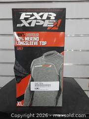 MaxSold Auction: FXR Men's Vapour 50% Merino Longsleeve Top Xl - Augusta (Ontario, Canada) SELLER MANAGED Commercial Liquidation Online Auction - Edward Street