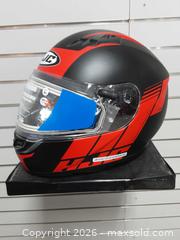 MaxSold Auction: HJC CS-R3 XL Matte Black/Red Full-Face Snowmobile Helmet DOT - Augusta (Ontario, Canada) SELLER MANAGED Commercial Liquidation Online Auction - Edward Street