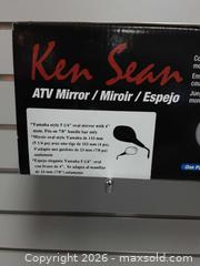 MaxSold Auction: Ken Sean ATV Mirrors, Pair, Oval 5.25" for 7/8" Handlebars - Augusta (Ontario, Canada) SELLER MANAGED Commercial Liquidation Online Auction - Edward Street