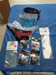 MaxSold Auction: Mixed Helmet Visors, Goggle Lenses & Mount Hardware Lot (8+) - Augusta (Ontario, Canada) SELLER MANAGED Commercial Liquidation Online Auction - Edward Street