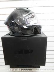 MaxSold Auction: Polaris Delta V Ignite Snowmobile Helmet 3XL, Black Carbon Fiber - Augusta (Ontario, Canada) SELLER MANAGED Commercial Liquidation Online Auction - Edward Street