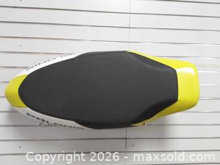 MaxSold Auction: Polaris Seat for Snowmobile - Black, White, Yellow - Augusta (Ontario, Canada) SELLER MANAGED Commercial Liquidation Online Auction - Edward Street