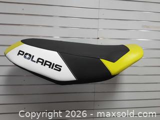 MaxSold Auction: Polaris Seat for Snowmobile - Black, White, Yellow - Augusta (Ontario, Canada) SELLER MANAGED Commercial Liquidation Online Auction - Edward Street