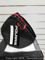 MaxSold Auction: Polaris Snowmobile Glove Box Close-Off/Storage Cover, Black with Red Accents - Augusta (Ontario, Canada) SELLER MANAGED Commercial Liquidation Online Auction - Edward Street