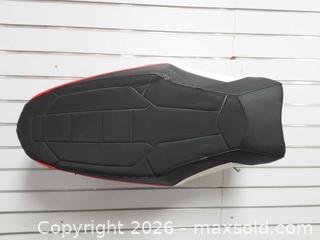 MaxSold Auction: Polaris Snowmobile Seat, Black/White/Red - Augusta (Ontario, Canada) SELLER MANAGED Commercial Liquidation Online Auction - Edward Street