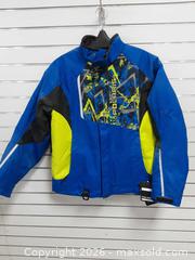 MaxSold Auction: Polaris Women's Snowmobile Jacket L Blue/Lime - Augusta (Ontario, Canada) SELLER MANAGED Commercial Liquidation Online Auction - Edward Street