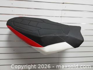 MaxSold Auction: Snowmobile Seat Assembly for Polaris - Black/Red/White - Augusta (Ontario, Canada) SELLER MANAGED Commercial Liquidation Online Auction - Edward Street