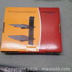 MaxSold Auction: AV Component wall shelf  - Waterford (New Jersey, USA) SELLER MANAGED Downsizing Online Auction - Chew Road (STORAGE)