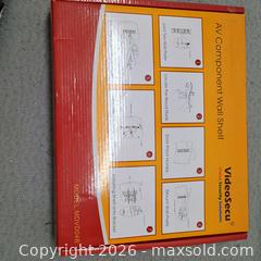 MaxSold Auction: AV Component wall shelf  - Waterford (New Jersey, USA) SELLER MANAGED Downsizing Online Auction - Chew Road (STORAGE)