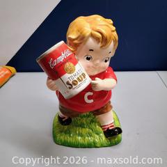 MaxSold Auction:  Campbell's boy cookie jar - Waterford (New Jersey, USA) SELLER MANAGED Downsizing Online Auction - Chew Road (STORAGE)