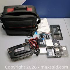 MaxSold Auction: JVC Camcorder VHS C Everything in pictures is included.  - Waterford (New Jersey, USA) SELLER MANAGED Downsizing Online Auction - Chew Road (STORAGE)