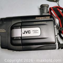 MaxSold Auction: JVC Camcorder VHS C Everything in pictures is included.  - Waterford (New Jersey, USA) SELLER MANAGED Downsizing Online Auction - Chew Road (STORAGE)
