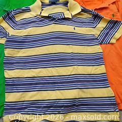 MaxSold Auction:  Lot of seven (7) vintage Ralph Lauren polo shirts men's - Waterford (New Jersey, USA) SELLER MANAGED Downsizing Online Auction - Chew Road (STORAGE)
