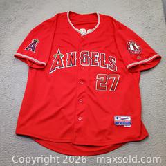 MaxSold Auction: Mike Trout majestic jersey  - Waterford (New Jersey, USA) SELLER MANAGED Downsizing Online Auction - Chew Road (STORAGE)