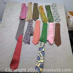 MaxSold Auction: Misc men's tie lot 14  - Waterford (New Jersey, USA) SELLER MANAGED Downsizing Online Auction - Chew Road (STORAGE)