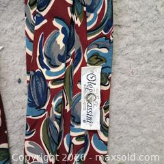 MaxSold Auction: Misc men's tie lot (14) Adolfo plus  - Waterford (New Jersey, USA) SELLER MANAGED Downsizing Online Auction - Chew Road (STORAGE)