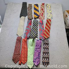 MaxSold Auction: Misc men's tie lot 15 inc Nautica - Waterford (New Jersey, USA) SELLER MANAGED Downsizing Online Auction - Chew Road (STORAGE)
