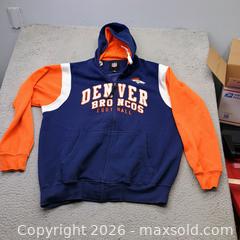 MaxSold Auction: NFL Denver Broncos hoodie  - Waterford (New Jersey, USA) SELLER MANAGED Downsizing Online Auction - Chew Road (STORAGE)