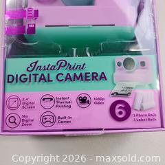 MaxSold Auction: Xo poppy insta print digital camera new - Waterford (New Jersey, USA) SELLER MANAGED Downsizing Online Auction - Chew Road (STORAGE)