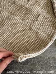 MaxSold Auction: 19.6" Jute and Cotton Throw Pillow Covers By H&M Home  - Kingston (Ontario, Canada) SELLER MANAGED Downsizing Online Auction - Bishop Street