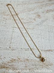 MaxSold Auction: Gold Tone Petit Necklace with Colourful Bead Star Pendant - Kingston (Ontario, Canada) SELLER MANAGED Downsizing Online Auction - Bishop Street