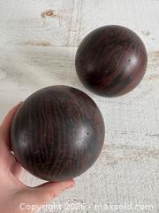 MaxSold Auction: Pair of Heavy Vintage Lawn Bowling Balls - Kingston (Ontario, Canada) SELLER MANAGED Downsizing Online Auction - Bishop Street