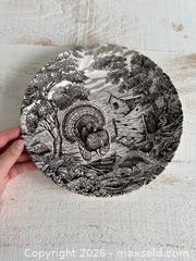 MaxSold Auction: Queen's Homestead Turkey Thanksgiving 10" Earthenware Dinner Plate - Kingston (Ontario, Canada) SELLER MANAGED Downsizing Online Auction - Bishop Street