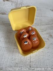 MaxSold Auction: Vintage 80s McDonald’s Chicken Nuggets Toy with Six Chicken Nuggets in Yellow Box - Vintage McDs Nuggie Toy 1988 - Kingston (Ontario, Canada) SELLER MANAGED Downsizing Online Auction - Bishop Street