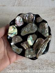 MaxSold Auction: Vintage Abalone Shell Pieces in Resin Soap Dish - Kingston (Ontario, Canada) SELLER MANAGED Downsizing Online Auction - Bishop Street