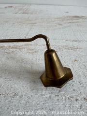 MaxSold Auction: Vintage Brass Candle Snuffer with Twisted Handle - Kingston (Ontario, Canada) SELLER MANAGED Downsizing Online Auction - Bishop Street