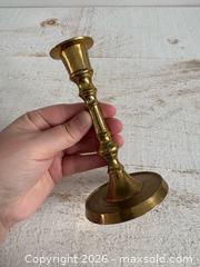 MaxSold Auction: Vintage Brass Candlestick Holder - Single - Kingston (Ontario, Canada) SELLER MANAGED Downsizing Online Auction - Bishop Street
