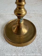 MaxSold Auction: Vintage Brass Candlestick Holder - Single - Kingston (Ontario, Canada) SELLER MANAGED Downsizing Online Auction - Bishop Street