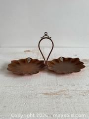 MaxSold Auction: Vintage Copper Double Dish Trinket Tray Made in Canada - Kingston (Ontario, Canada) SELLER MANAGED Downsizing Online Auction - Bishop Street