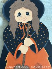 MaxSold Auction: Vintage Hand Painted Folk Art Witch Door Hanger  - Kingston (Ontario, Canada) SELLER MANAGED Downsizing Online Auction - Bishop Street