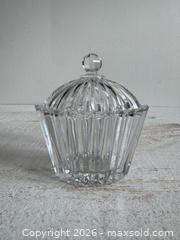 MaxSold Auction: Vintage Mikasa Diamond Fire Crystal Box with Lid  - Kingston (Ontario, Canada) SELLER MANAGED Downsizing Online Auction - Bishop Street