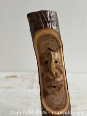 MaxSold Auction: Wooden Forest Spirit Folk Carving - Tree Spirit Art - Kingston (Ontario, Canada) SELLER MANAGED Downsizing Online Auction - Bishop Street