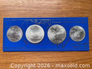 MaxSold Auction: Canada Montreal Olympics Silver Coin Set - Ottawa (Ontario, Canada) SELLER MANAGED Downsizing Online Auction - Grove Avenue