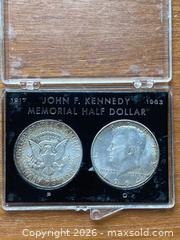 MaxSold Auction: John F Kennedy 1963 Memorial Half Dollar Set - Ottawa (Ontario, Canada) SELLER MANAGED Downsizing Online Auction - Grove Avenue