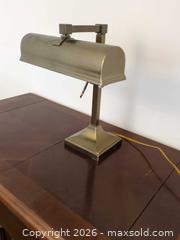 MaxSold Auction: Banker's Style Brass Desk Lamp (Antique Brass Finish) - Ajax (Ontario, Canada) SELLER MANAGED Downsizing Online Auction - Meekings Drive
