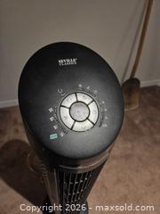 MaxSold Auction: Seville Classics Black Tower Fan, Corded Electric, Oscillating - Ajax (Ontario, Canada) SELLER MANAGED Downsizing Online Auction - Meekings Drive